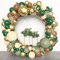 153pcs Green Brown Balloon Garland Arch Kit, Different Sizes 18 12 10 5 inch Sage Green Ivory Gold Latex Metallic Confetti Balloon for Safari Jungle Wild One Woodland Tropical Party Decoration